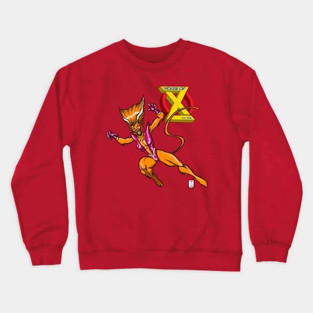 HoX Fb Group MEOW Crewneck Sweatshirt by Warpath_Dylan